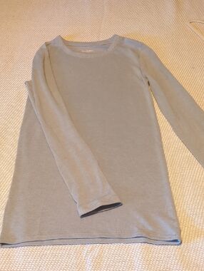 Goodfellow & Co Light Gray Long Sleeve Crewneck Tee